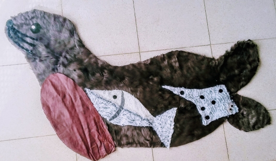Прикроватный коврик "Морской котик"