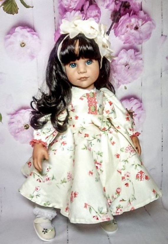 Платье для куклы Готц 48-50 см