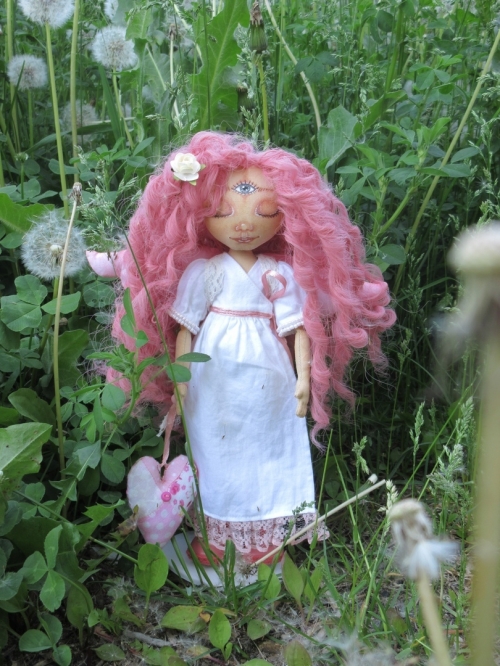 Текстильная кукла Ангел Нежность