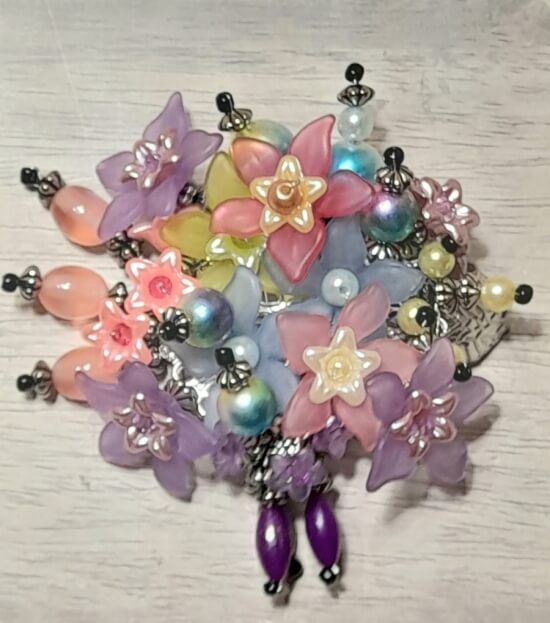 Брошка Соцветия Сада