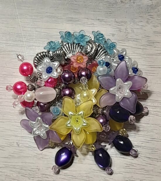 Брошка Соцветия Сада