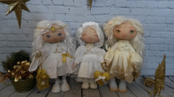 Текстильные куклы Звездные Ангелы