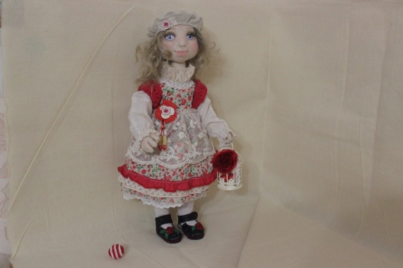 Текстильная кукла Ириша