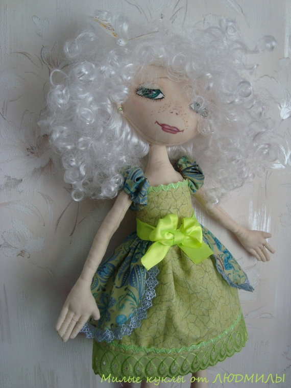 Интерьерная текстильная кукла "Лето". Коллекция «Пастораль»
