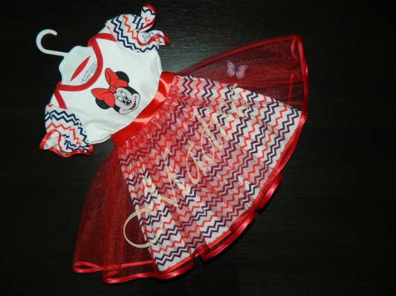 Детское трикотажное платье "Минни"
