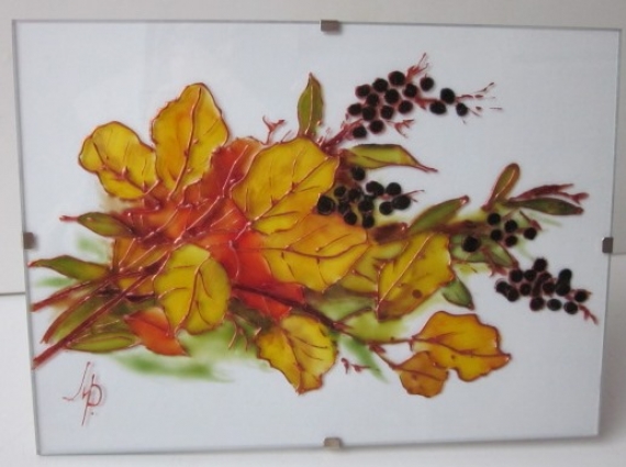 Оригинальная открытка "Осенний букет"