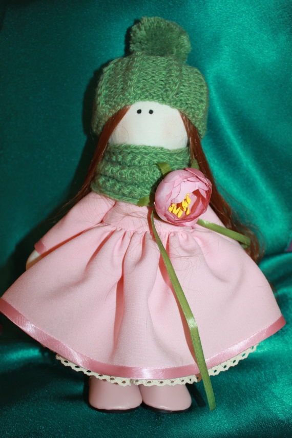 Интерьерная кукла текстиль