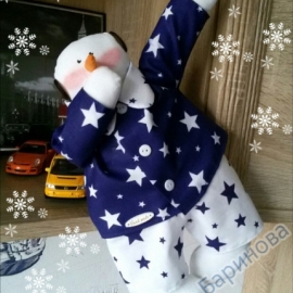 Снеговик в пижаме