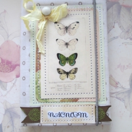 Обложка на паспорт женская "Бабочки"