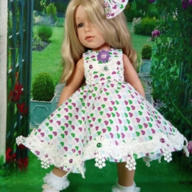 Платье для куклы Готц 48-50 см