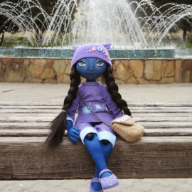 Кукла текстильная Синичка.