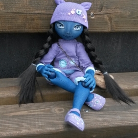 Кукла текстильная Синичка.