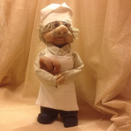 Авторская кукла "Пекарь"