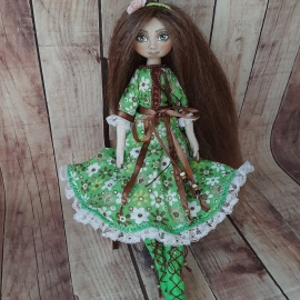 Текстильная кукла Весна