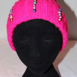 Дестская шапочка розовая