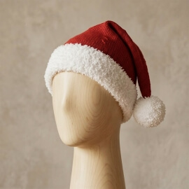 Новогодняя шапка Санта Клауса