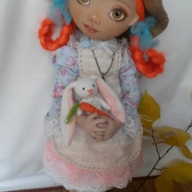 Кукла текстильная "Августа"