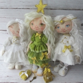 Текстильные куклы Звездные Ангелы