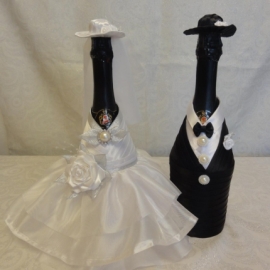 Одежда для шампанского "Жених и Невеста"