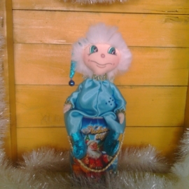 Хранитель новогодних подарков текстильная кукла