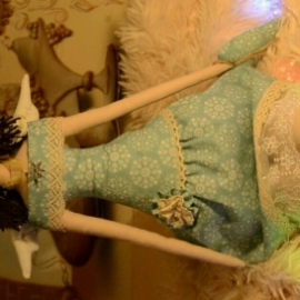 Интерьерная кукла Тильда Весна