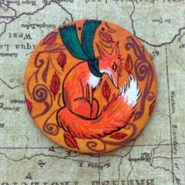 Медальон Осенний лис