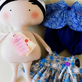 Текстильная куколка Милашка