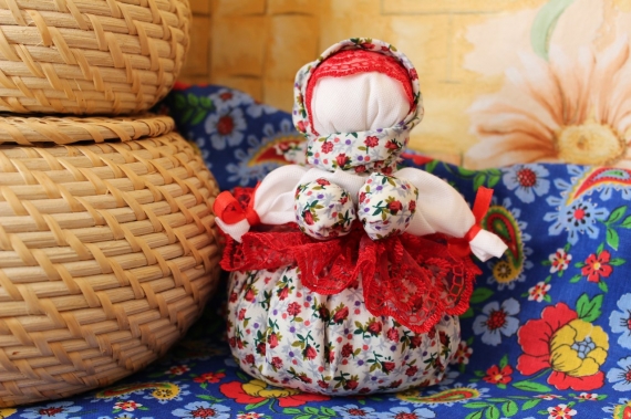 Народная кукла -Кукла-оберег на здоровье "Травница"